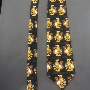 Vintage Garfield Paws Addiction Men Tie